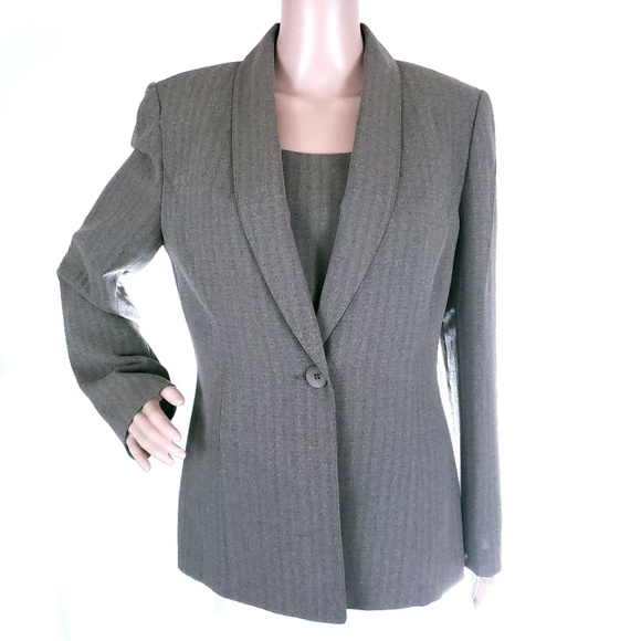 Kasper Classics Women Suits 3pc Blazer Top Pant Size 10 (32x31) - NWT - Picture 3 of 8